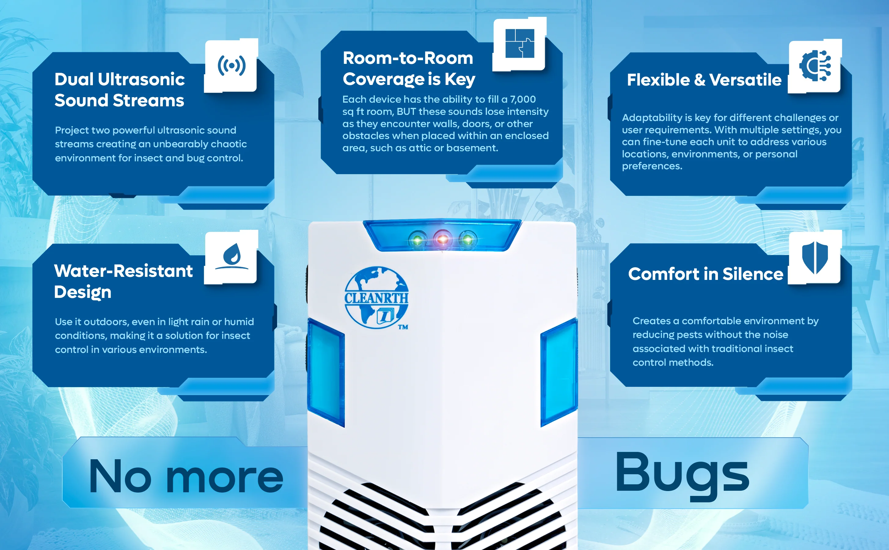 Ultrasonic Insect Control