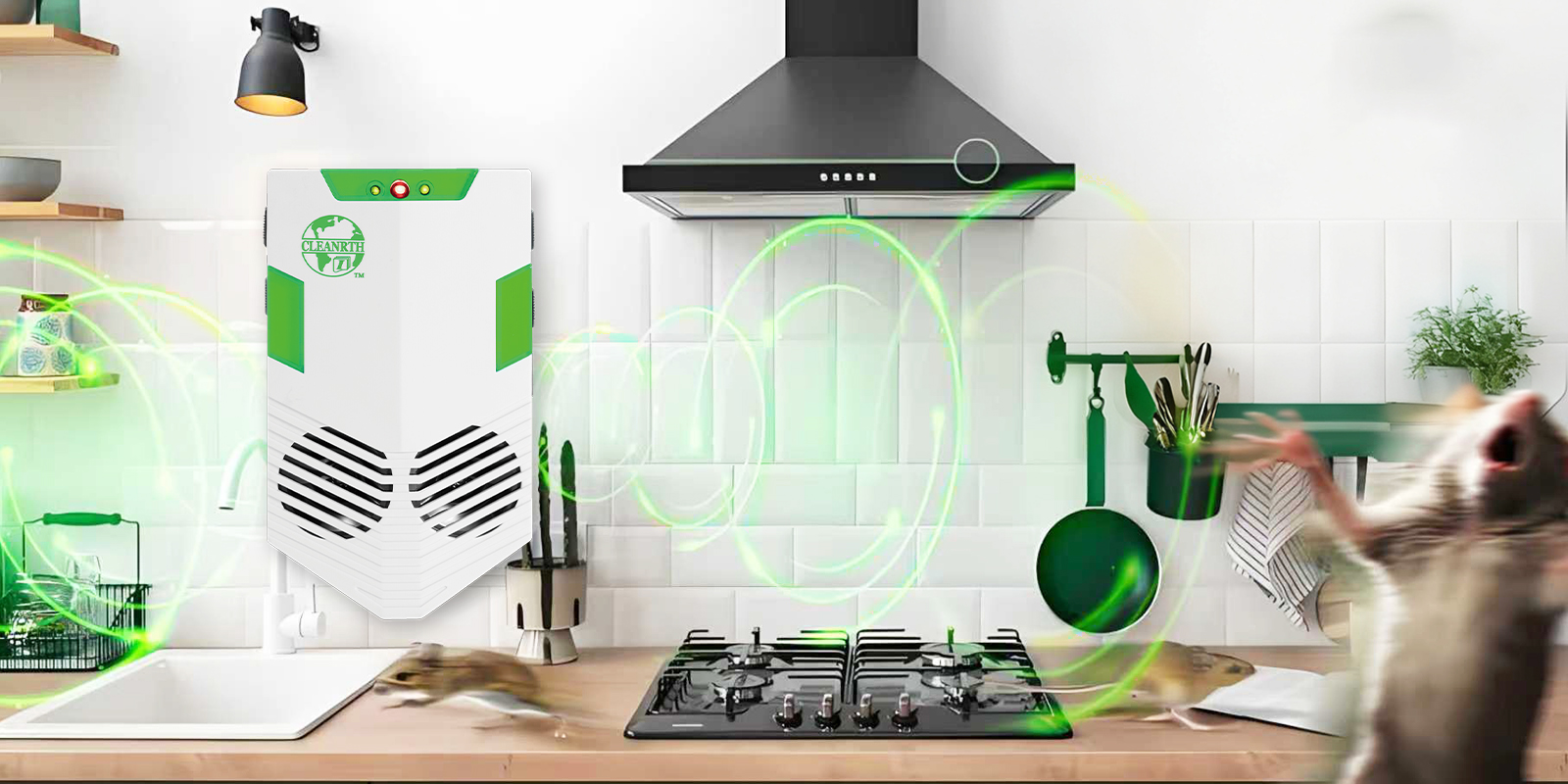 Cleanrth CR008 Ultrasonic Rodent Repeller